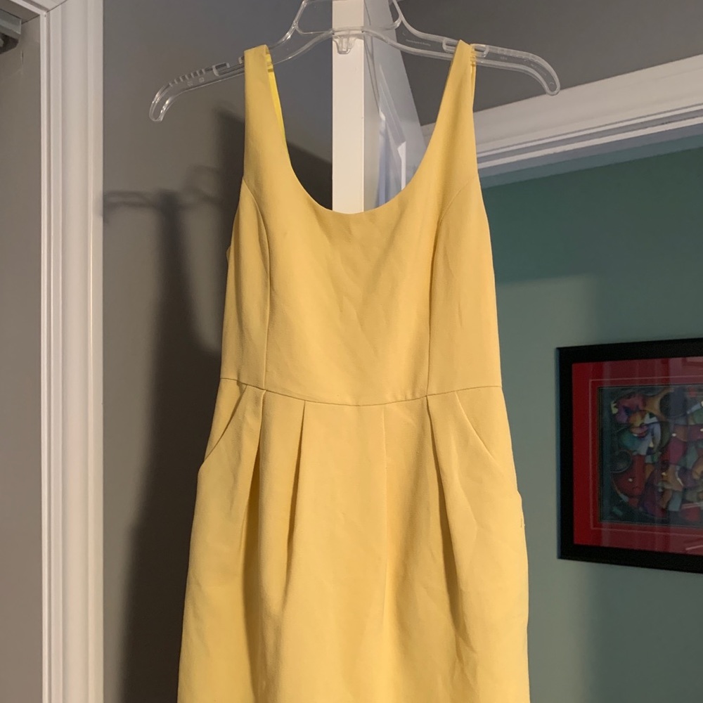 Yellow mini dress, size small, worn once